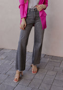MICA Steel Magnolias Wide Leg Denim Jeans-Jeans-Rae Collective, Women's Online Fashion Boutique Located in Phoenix, Arizona (Scottsdale Area)