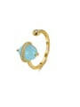 Natural Stone Geometric Trend Band Ring-Rings-Krush Kandy, Women's Online Fashion Boutique Located in Phoenix, Arizona (Scottsdale Area)