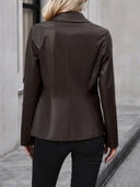 Ivy Lane Button Up Collared Neck Blazer-Rae Collective, Women's Online Fashion Boutique Located in Phoenix, Arizona (Scottsdale Area)