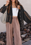 POL Lace Jean Jacket