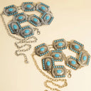Turquoise Mesa Concho Chain Belt