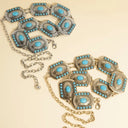 Turquoise Mesa Concho Chain Belt