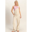 Floral Patterned Overalls