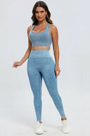 3 Piece Washed Square Neck Wide Strap Active Set-Rae Collective, Women's Online Fashion Boutique Located in Phoenix, Arizona (Scottsdale Area)