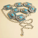 Turquoise Mesa Concho Chain Belt