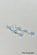 3 Star General Sterling Silver Earrings-Drop Earrings-Rae Collective, Women's Online Fashion Boutique Located in Phoenix, Arizona (Scottsdale Area)