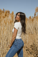 Peace Love and Embroidered Flared Denim Jeans-Jeans-Rae Collective, Women's Online Fashion Boutique Located in Phoenix, Arizona (Scottsdale Area)
