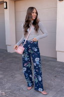 Dreamy Floral Wide Leg Denim Pants-Denim-Rae Collective, Women's Online Fashion Boutique Located in Phoenix, Arizona (Scottsdale Area)
