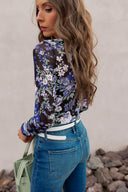 Floral Fantasy: Mesh Fitted Long Sleeve (3 Options!)-Long Sleeve Tops-Krush Kandy, Women's Online Fashion Boutique Located in Phoenix, Arizona (Scottsdale Area)