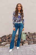 Floral Fantasy: Mesh Fitted Long Sleeve (3 Options!)-Long Sleeve Tops-Krush Kandy, Women's Online Fashion Boutique Located in Phoenix, Arizona (Scottsdale Area)