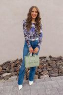 Floral Fantasy: Mesh Fitted Long Sleeve (3 Options!)-Long Sleeve Tops-Rae Collective, Women's Online Fashion Boutique Located in Phoenix, Arizona (Scottsdale Area)