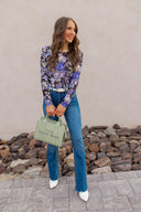 Floral Fantasy: Mesh Fitted Long Sleeve (3 Options!)-Long Sleeve Tops-Rae Collective, Women's Online Fashion Boutique Located in Phoenix, Arizona (Scottsdale Area)
