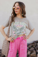 Free Bird World Tour Graphic Tee | MADE TO ORDER-Graphic Tees-Rae Collective, Women's Online Fashion Boutique Located in Phoenix, Arizona (Scottsdale Area)