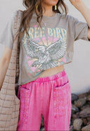 Free Bird World Tour Graphic Tee | MADE TO ORDER-Graphic Tees-Rae Collective, Women's Online Fashion Boutique Located in Phoenix, Arizona (Scottsdale Area)