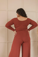Drive You Mad Ribbed Wide Leg Pants | 6 Colors-Pants-Rae Collective, Women's Online Fashion Boutique Located in Phoenix, Arizona (Scottsdale Area)