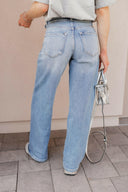 KANCAN Blue Lagoon Wide Leg Kancan Jeans-Denim-Rae Collective, Women's Online Fashion Boutique Located in Phoenix, Arizona (Scottsdale Area)