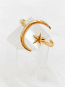Moon and Star Ring-Wrap Rings-Krush Kandy, Women's Online Fashion Boutique Located in Phoenix, Arizona (Scottsdale Area)