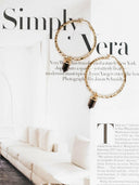 Krush Kouture: Hammered Hoop Earrings with Charm-Hoop Earrings-Rae Collective, Women's Online Fashion Boutique Located in Phoenix, Arizona (Scottsdale Area)