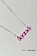 Quintabulous Sterling Silver Necklace-Bar Necklaces-Rae Collective, Women's Online Fashion Boutique Located in Phoenix, Arizona (Scottsdale Area)
