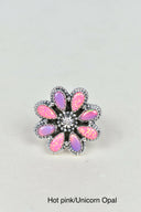 A Daisy A Day Keeps The Blues Away Ring-Cluster Rings-Rae Collective, Women's Online Fashion Boutique Located in Phoenix, Arizona (Scottsdale Area)