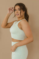Moving On Ribbed Sports Bra-Sports Bras-Rae Collective, Women's Online Fashion Boutique Located in Phoenix, Arizona (Scottsdale Area)