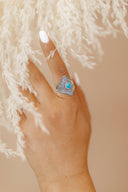 Teal Dreams Turquoise Ring-Statement Rings-Rae Collective, Women's Online Fashion Boutique Located in Phoenix, Arizona (Scottsdale Area)