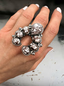 Squash Blossom Horseshoe Ring-Cluster Rings-Rae Collective, Women's Online Fashion Boutique Located in Phoenix, Arizona (Scottsdale Area)