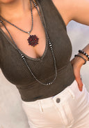MADE TO ORDER Wild West Graduated Desert Pearl Necklace-Beaded Necklaces-Rae Collective, Women's Online Fashion Boutique Located in Phoenix, Arizona (Scottsdale Area)