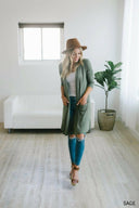 Boyfriend Pocket Cardigan-Cardigans-Rae Collective, Women's Online Fashion Boutique Located in Phoenix, Arizona (Scottsdale Area)