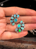Cute Little Half Cluster Blossom Earrings-Stud Earrings-Krush Kandy, Women's Online Fashion Boutique Located in Phoenix, Arizona (Scottsdale Area)