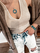 The Circle Of Life Necklace Collection | Turquoise Edition-Chain Necklaces-Rae Collective, Women's Online Fashion Boutique Located in Phoenix, Arizona (Scottsdale Area)