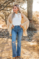 Here For A Good Time Boot Cut Flare Denim | 2 Washes-Jeans-Rae Collective, Women's Online Fashion Boutique Located in Phoenix, Arizona (Scottsdale Area)