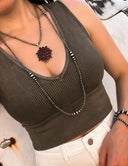 MADE TO ORDER Wild West Graduated Desert Pearl Necklace-Beaded Necklaces-Rae Collective, Women's Online Fashion Boutique Located in Phoenix, Arizona (Scottsdale Area)