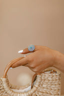 Boho Dainty Turquoise Ring-Dainty Rings-Rae Collective, Women's Online Fashion Boutique Located in Phoenix, Arizona (Scottsdale Area)