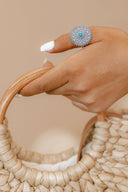 Boho Dainty Turquoise Ring-Dainty Rings-Rae Collective, Women's Online Fashion Boutique Located in Phoenix, Arizona (Scottsdale Area)