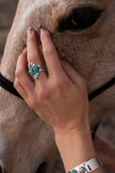 Free As The Wind Triple Stone Ring-Statement Rings-Rae Collective, Women's Online Fashion Boutique Located in Phoenix, Arizona (Scottsdale Area)