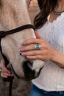 Free As The Wind Triple Stone Ring-Statement Rings-Rae Collective, Women's Online Fashion Boutique Located in Phoenix, Arizona (Scottsdale Area)