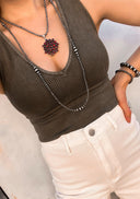 MADE TO ORDER Wild West Graduated Desert Pearl Necklace-Beaded Necklaces-Krush Kandy, Women's Online Fashion Boutique Located in Phoenix, Arizona (Scottsdale Area)