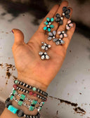 3 Stone Cluster Earrings-Stud Earrings-Rae Collective, Women's Online Fashion Boutique Located in Phoenix, Arizona (Scottsdale Area)