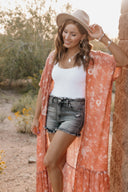 Risen Feeling Fine Frayed Waist Hem Shorts | S-XL-Shorts-Rae Collective, Women's Online Fashion Boutique Located in Phoenix, Arizona (Scottsdale Area)