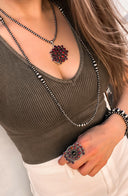 MADE TO ORDER Wild West Graduated Desert Pearl Necklace-Beaded Necklaces-Krush Kandy, Women's Online Fashion Boutique Located in Phoenix, Arizona (Scottsdale Area)