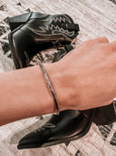 Rae Collective Original Detailed Sterling Silver Cuff-Bangle Bracelets-Rae Collective, Women's Online Fashion Boutique Located in Phoenix, Arizona (Scottsdale Area)