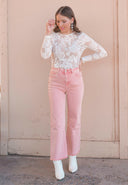 Floral Lace Mesh Bodysuit | 3 Colors-Bodysuits-Krush Kandy, Women's Online Fashion Boutique Located in Phoenix, Arizona (Scottsdale Area)