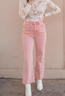 Acid Washed High Waist Frayed Hem Bootcut Pants | S-XL, 7 Colors-Jeans-Rae Collective, Women's Online Fashion Boutique Located in Phoenix, Arizona (Scottsdale Area)