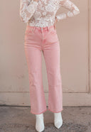 Acid Washed High Waist Frayed Hem Bootcut Pants | S-XL, 7 Colors-Jeans-Rae Collective, Women's Online Fashion Boutique Located in Phoenix, Arizona (Scottsdale Area)