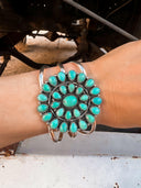 Large Blossom Sterling Silver Cuff MADE TO ORDER-Cuffs-Rae Collective, Women's Online Fashion Boutique Located in Phoenix, Arizona (Scottsdale Area)