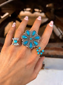 Sun Ring Sterling Silver Ring-Cluster Rings-Rae Collective, Women's Online Fashion Boutique Located in Phoenix, Arizona (Scottsdale Area)