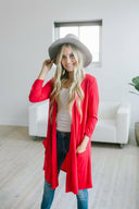 Boyfriend Pocket Cardigan-Cardigans-Rae Collective, Women's Online Fashion Boutique Located in Phoenix, Arizona (Scottsdale Area)
