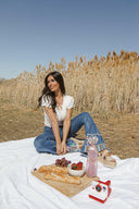 Peace Love and Embroidered Flared Denim Jeans-Jeans-Rae Collective, Women's Online Fashion Boutique Located in Phoenix, Arizona (Scottsdale Area)