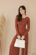 Drive You Mad Ribbed Wide Leg Pants | 6 Colors-Pants-Rae Collective, Women's Online Fashion Boutique Located in Phoenix, Arizona (Scottsdale Area)